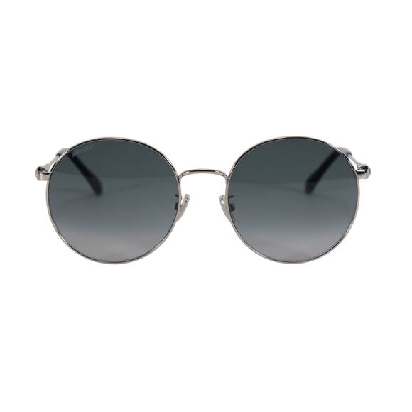 Jimmy Choo Accessories - Jimmy Choo Round Metal Women’s Sunglasses – Palladium / Gray Gradient – NWT